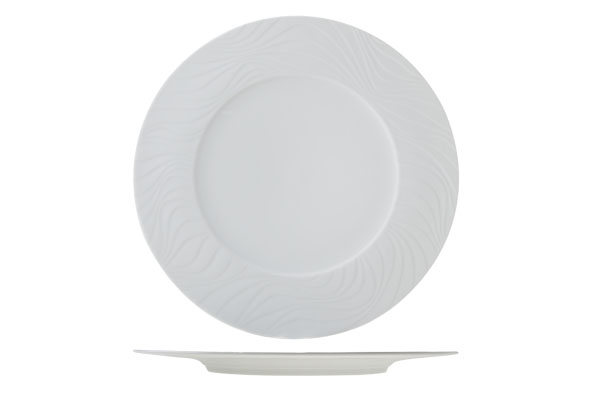 Wave Assiette ronde D33cm